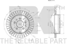 Тормозной диск NK 203277