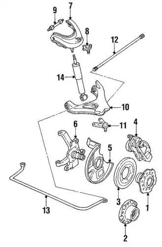 Шаровая опора MAZDA UC86-34-510A