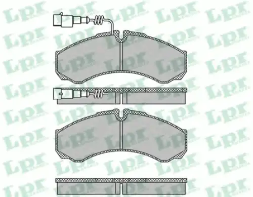 Тормозные колодки дисковые LPR 05P684A