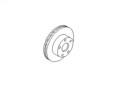 Тормозной диск NISSAN 40206-CD000