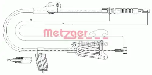 Рулевая рейка METZGER 17.0124