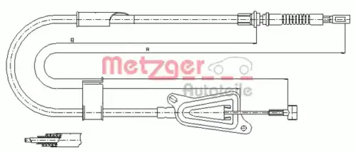 Рулевая рейка METZGER 17.0123