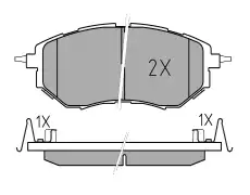 Тормозные колодки дисковые MEYLE 025 242 2218/W
