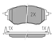 Тормозные колодки дисковые MEYLE 025 242 2218/W