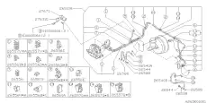 шланг тормозной перед. прав. Sub 26550-AC060 SUBARU