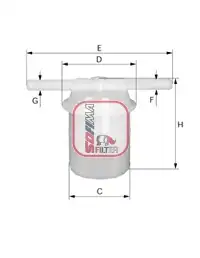 Топливный фильтр SOFIMA S3105B