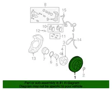 Тормозной диск TOYOTA / LEXUS 43512-48080