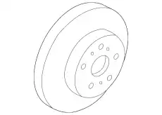 Тормозной диск TOYOTA / LEXUS 43512-33043