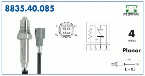 лямбда-зонд Toyo 8835.40.085 MTE-THOMSON