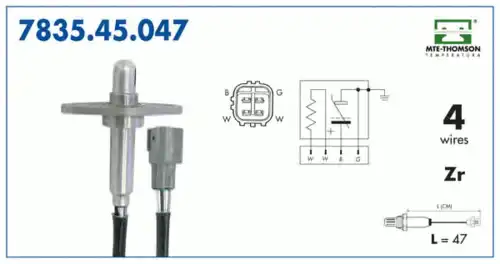 лямбда-зонд универсальный All 7835.45.047 MTE-THOMSON