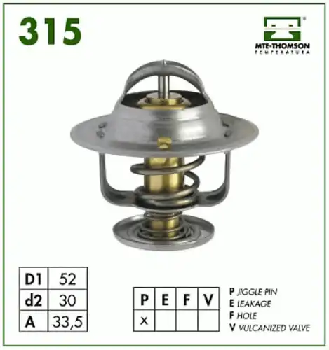 Термостат системы охлаждения MTE-THOMSON 315.88