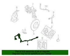 Датчик ABS MITSUBISHI MR569411
