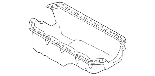 Поддон картера двигателя MAZDA B366-10-400A