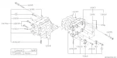 Комплект болтов головки цилидра 11095-AA090 SUBARU