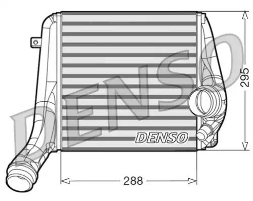 Интеркулер DENSO DIT28018