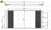 Радиатор кондиционера (конденсатор) NRF 35969