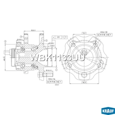 Ступица KRAUF WBK1133UU