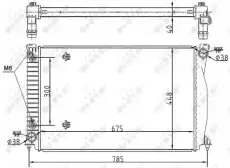 Радиатор кондиционера (конденсатор) NRF 53105