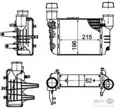 Интеркулер HELLA 8ML 376 783-581