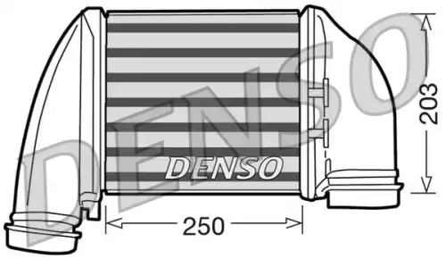 Интеркулер DENSO DIT02010