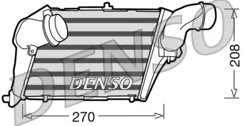 Интеркулер DENSO DIT02012