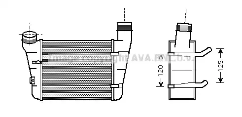 Интеркулер PRASCO AIA4221