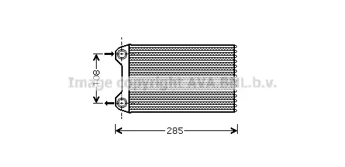Радиатор печки PRASCO AIA6223