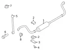 Тяга стабилизатора PORSCHE 9J1411317C