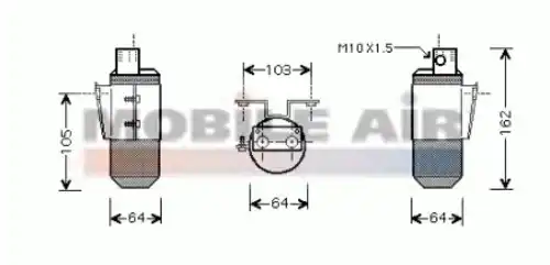 Осушитель кондиционера SCHLIECKMANN 6002D170