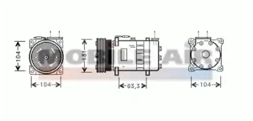 компрессор конд. 6002K003 SCHLIECKMANN