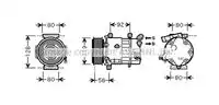 Компрессор кондиционера CNK255 AVA