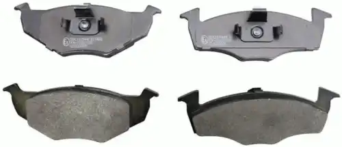 Тормозные колодки дисковые передняя ось DENCKERMANN B110686
