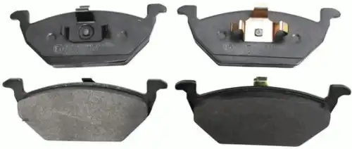 Тормозные колодки дисковые передняя ось DENCKERMANN B110697