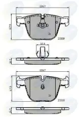 Тормозные колодки дисковые COMLINE CBP01794
