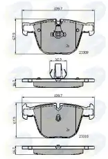 Тормозные колодки дисковые COMLINE CBP01794