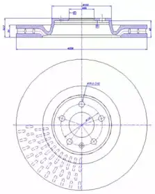 Тормозной диск CAR 142.1582