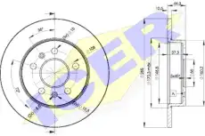 Диски тормозные ICER 78BD4296