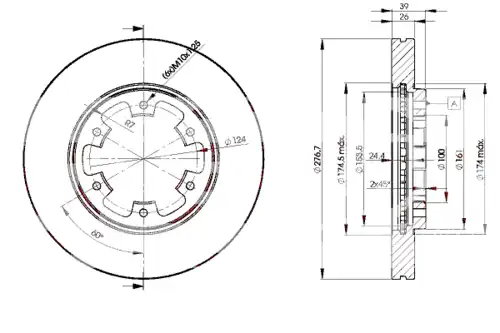 Тормозной диск ICER 78BD3101
