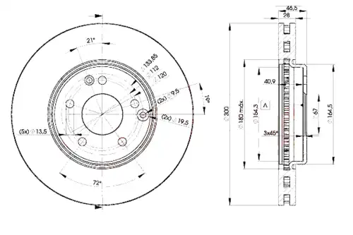 Тормозной диск ICER 78BD0411