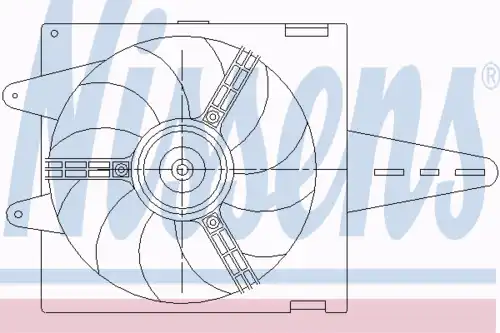 Fan assembly 85341 NISSENS