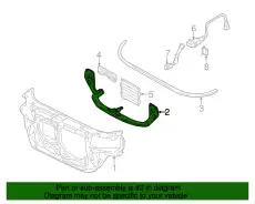 Поперечная балка 8D0199521BA VAG