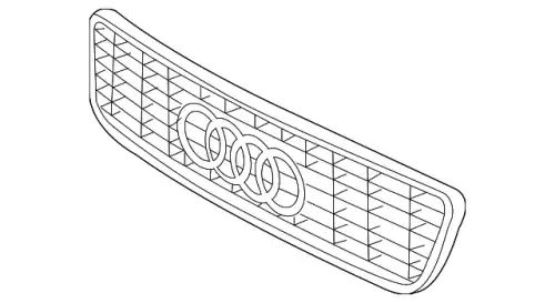 Решетка бампера VAG 4B0853651F