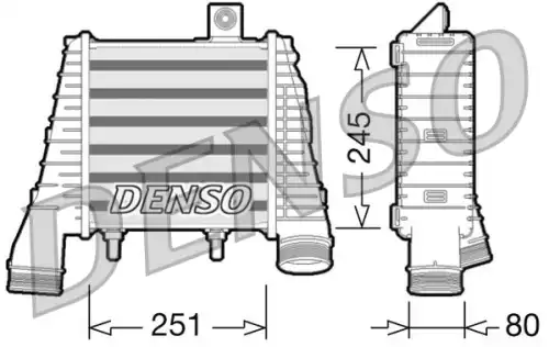 Интеркулер DENSO DIT02009