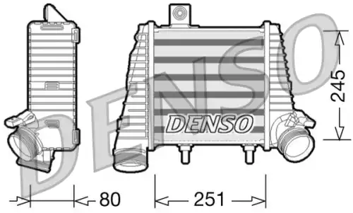 Интеркулер DENSO DIT02016