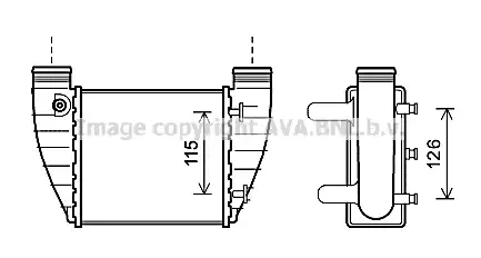 Интеркулер PRASCO AIA4345