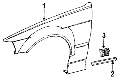 Крыло BMW 41 35 8 223 926