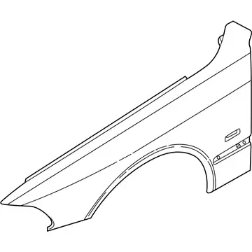 Крыло BMW 41 35 8 162 133