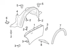 Крыло BMW 41358398694