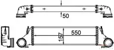 Интеркулер HELLA 8ML 376 777-241
