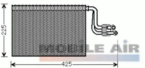 Испаритель кондиционера SCHLIECKMANN 6006V364